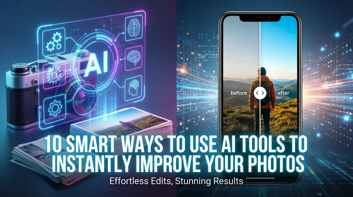 10 Smart Ways to Use AI Tools to Instantly Improve Your Photos