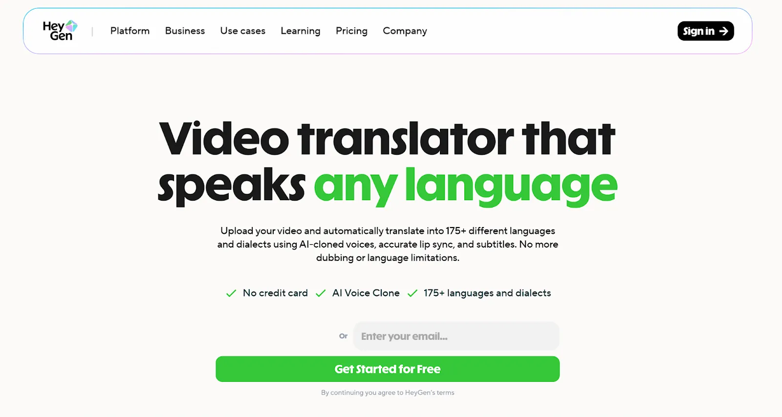 AI Video Translator - HeyGen