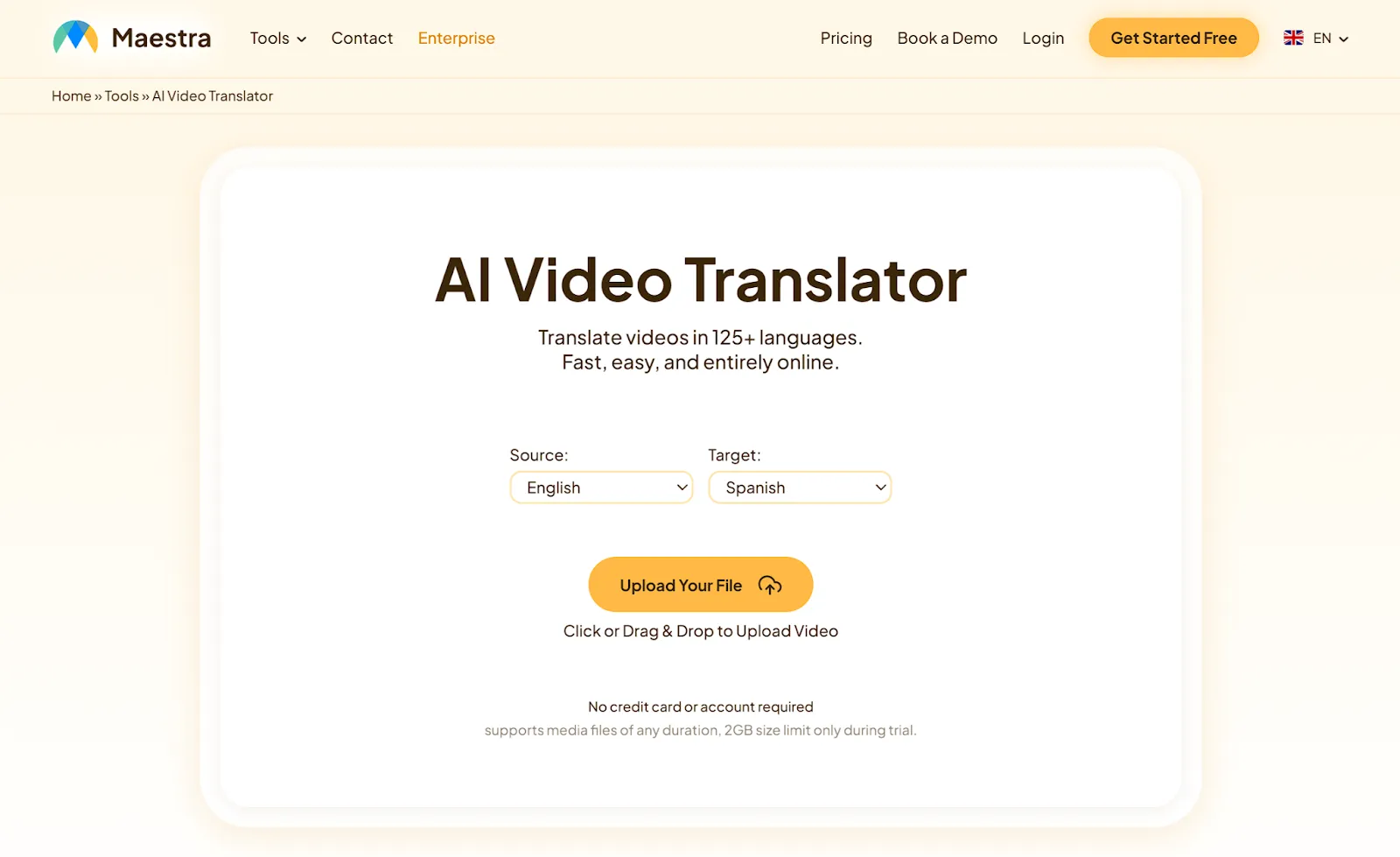 AI Video Translator - Maestra AI