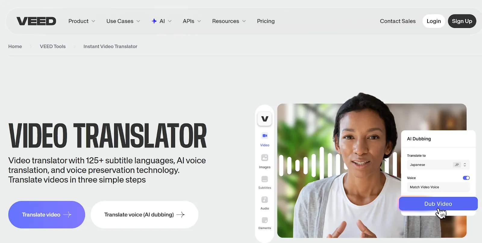 AI Video Translator - VEED
