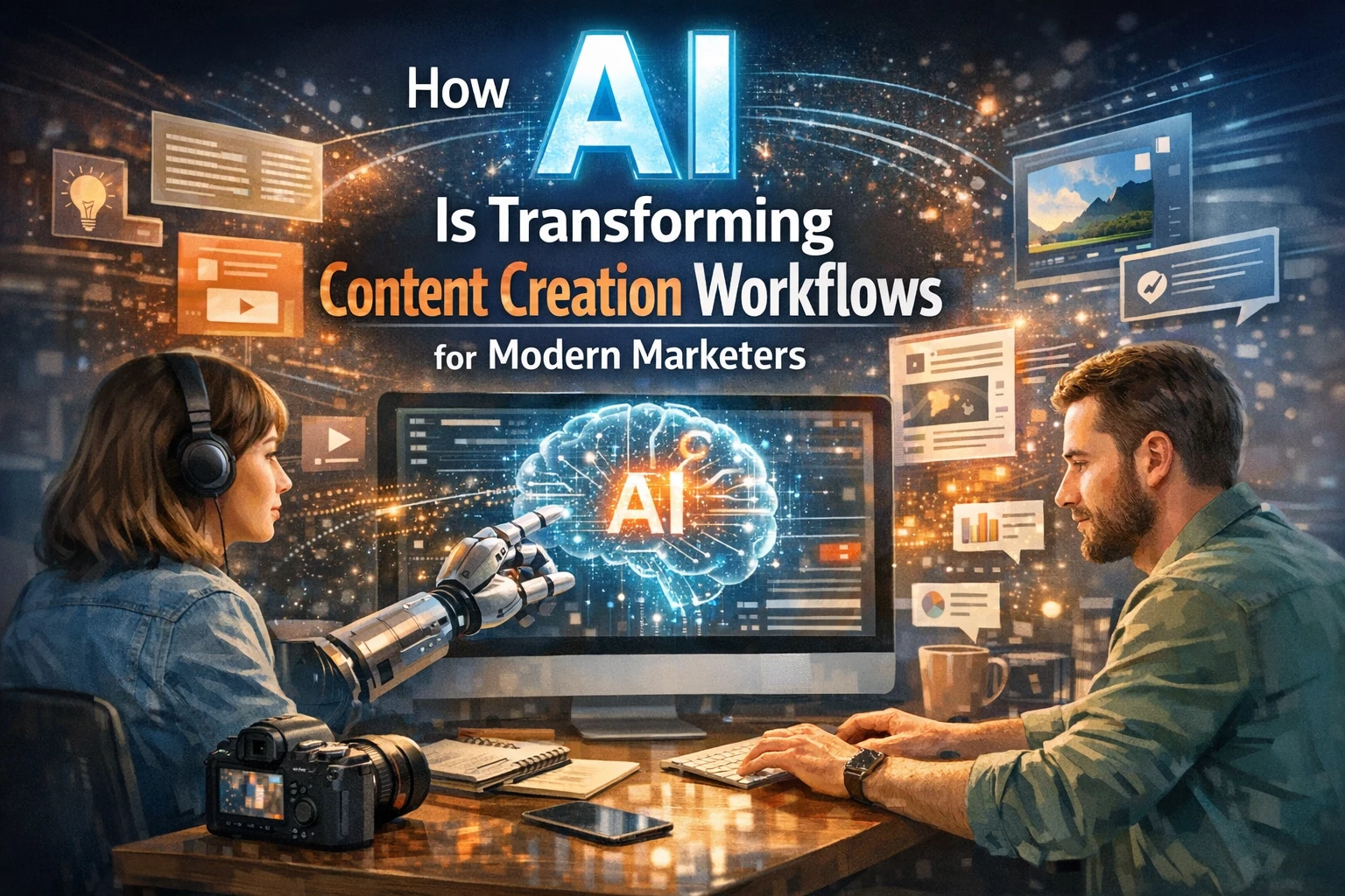 How AI Is Transforming Content Creation Workflows for Modern Marketers