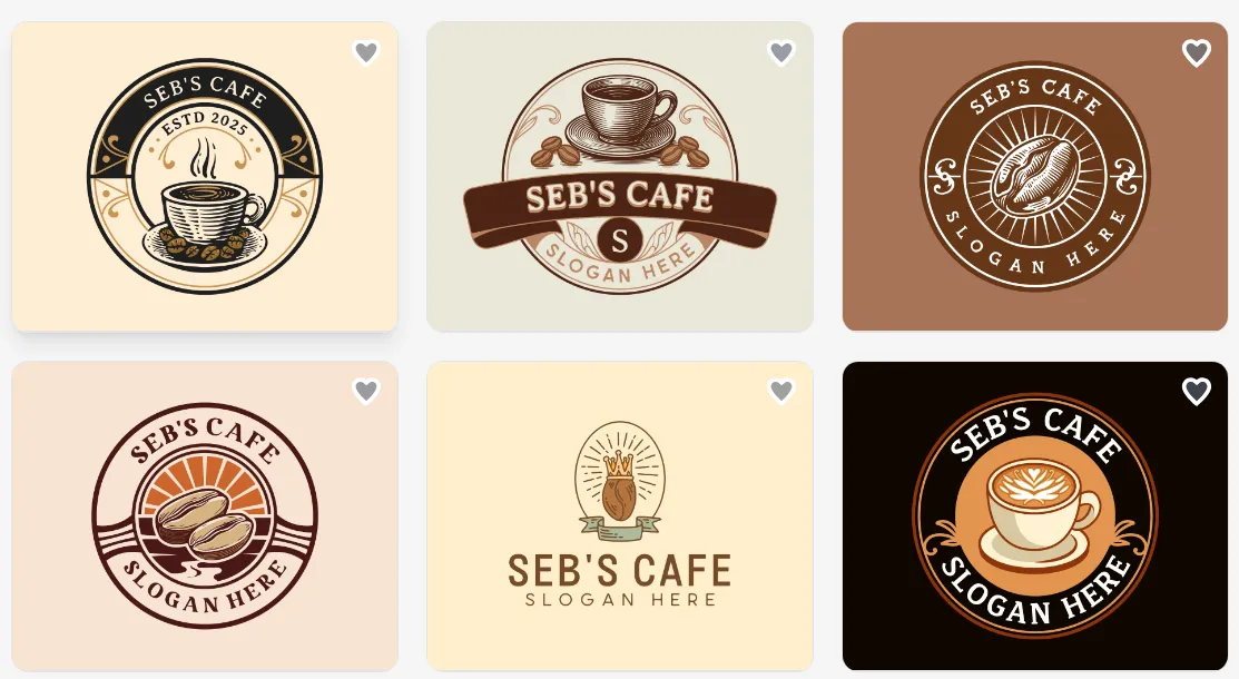 Cafe logo design