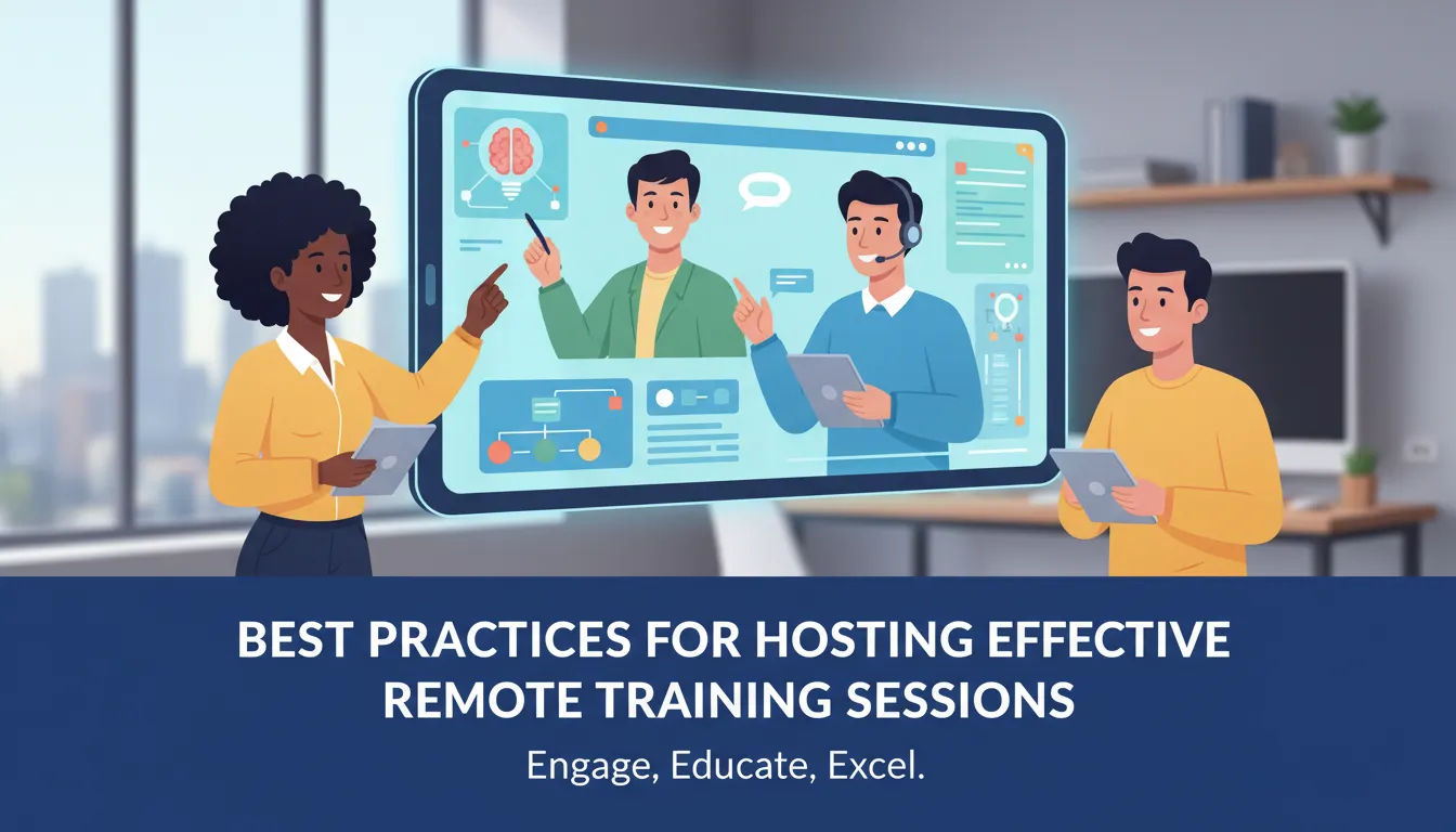 Best practices for hosting effective remote training sessions
