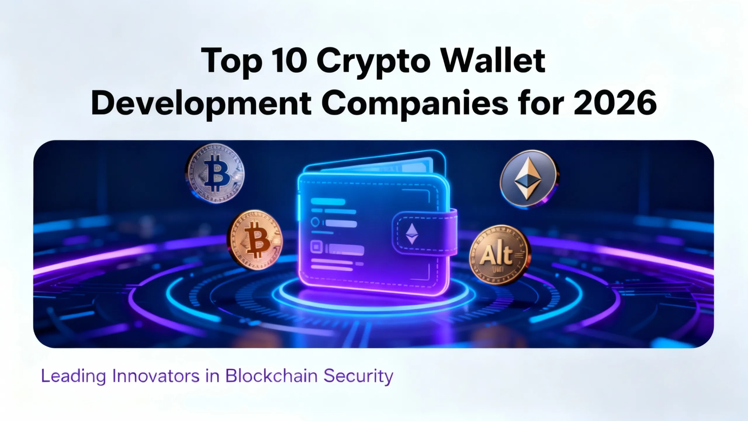 Top 10 Crypto Wallet Development Companies for 2026