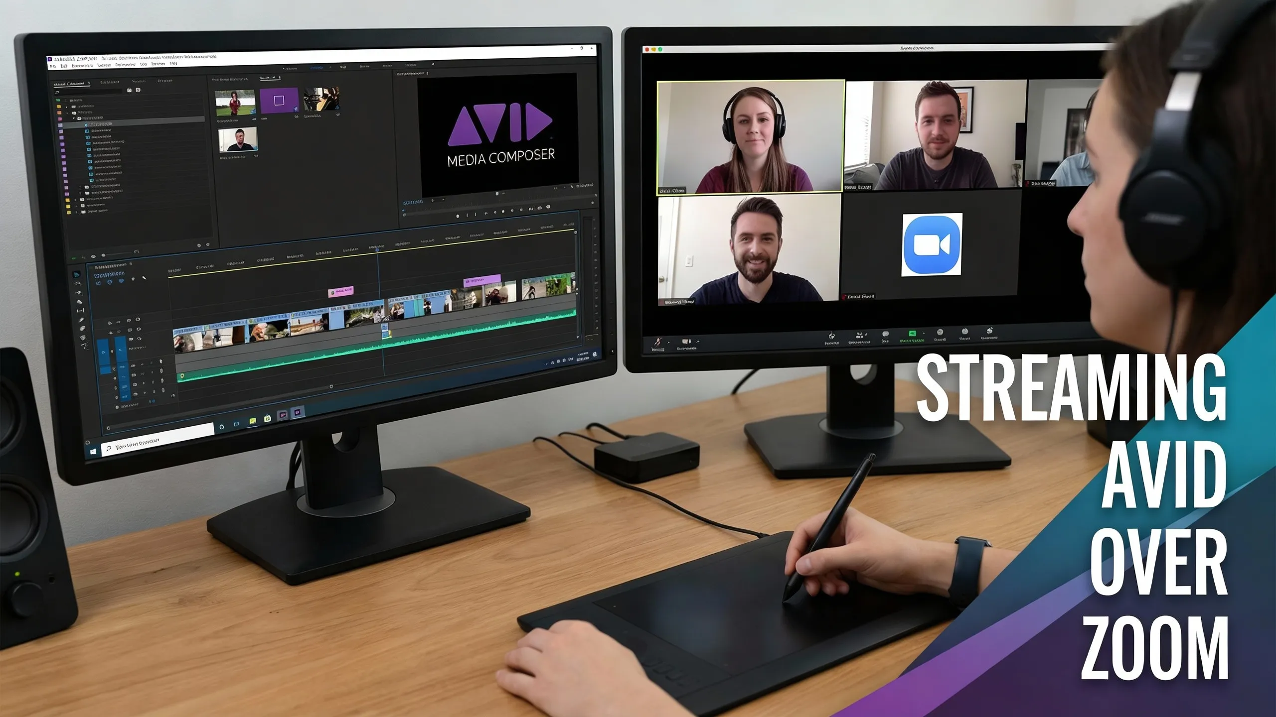 How to Get Better Editing Sessions Streaming AVID Over Zoom